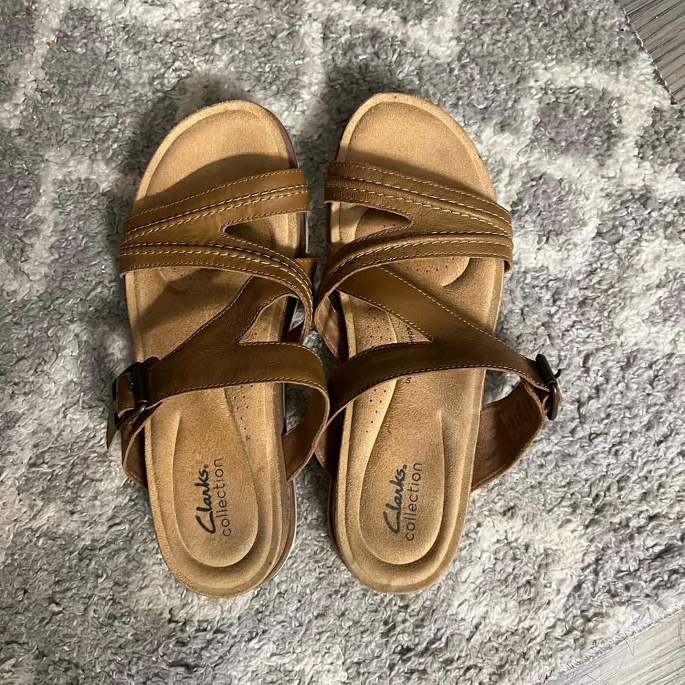 Clark’s leather sandals